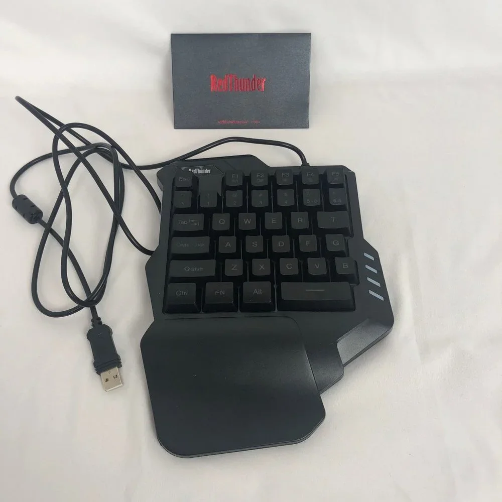 Red Thunder One-handed Gaming Keyboard New Open Box